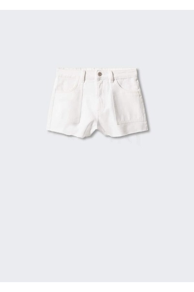 Mango Teen Τζιν σορτς με μέση μέση