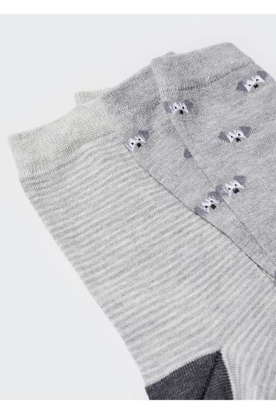 MANGO Kids 2-teilige gemusterte Socken
