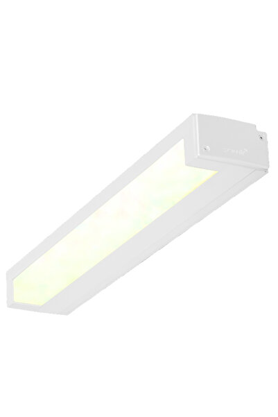 Pamir LED Ayna Üstü Aplik 34cm Beyaz Gövde Aydınlatma Armatürü