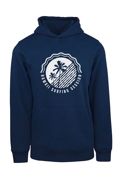 ADA BEBEK ÇOCUK Φούτερ Unisex Hawaii Surfing Session με κουκούλα