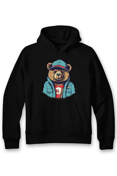 ADA BEBEK ÇOCUK Φούτερ με κουκούλα σε στυλ Unisex Bear