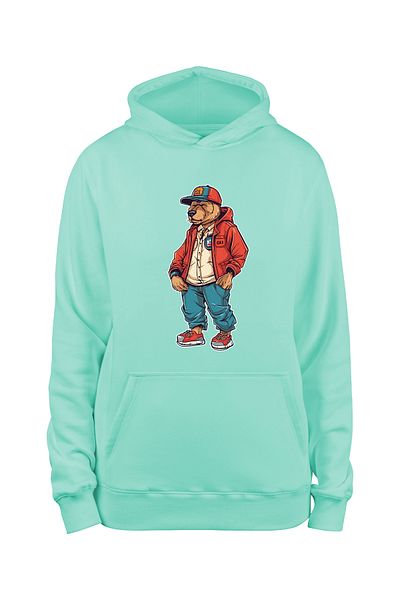 ADA BEBEK ÇOCUK Φούτερ με κουκούλα Unisex με τζάκετ