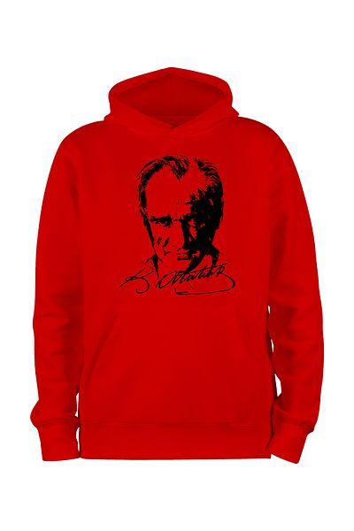 ADA BEBEK ÇOCUK Φούτερ με κουκούλα Unisex Ατατούρκ