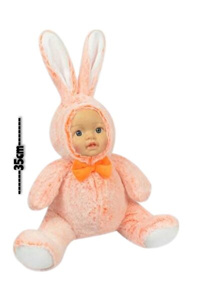 berattoys دمية قطيفة وجه حقيقي 35 سم دمية قطيفة وجه قطيفة