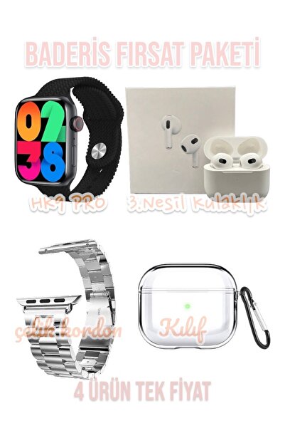 Baderis HK9 PRO+ FIRSAT PAKETİ AMOLED EKRAN