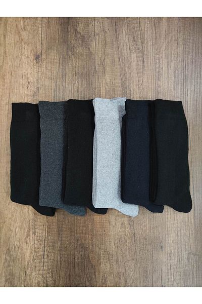 Leement socks Мъжки чифт от 6 зимни дебели хавлиени чорапи, памучни