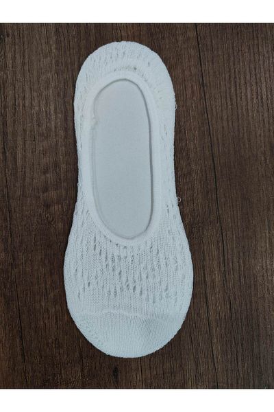 Leement socks Дамски 6 чифта жакардови плетени дантелени балерини с кант