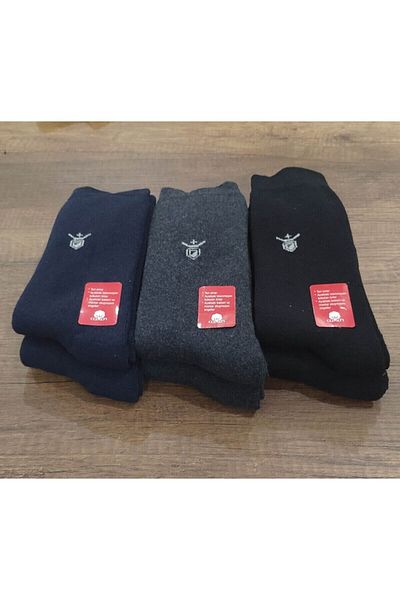 Leement socks Мъжки чифт от 6 зимни дебели хавлиени чорапи, памучни