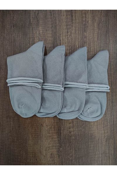 Leement socks Мъжки 4 чифта нееластични чорапи безшевни памучни половин крак