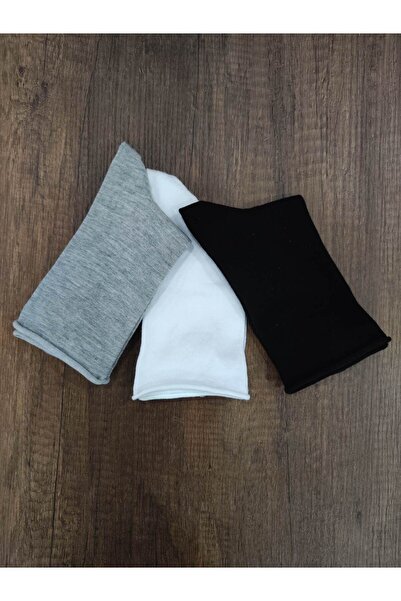Leement socks 3 para čarapa bez elastike, bešavne pamučne čarape za dijabetič...