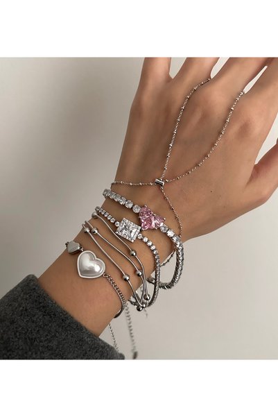 Okko Store Steel Ball Chain Bracelet