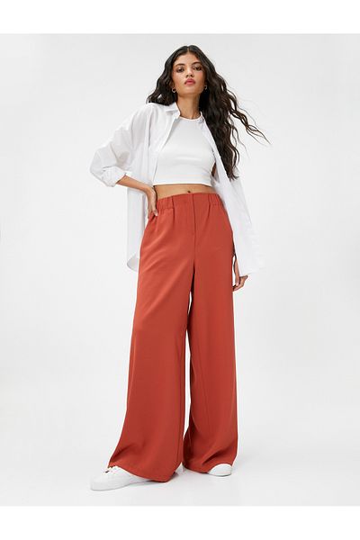 Koton Palazzo-Hose mit elastischer Taillentasche