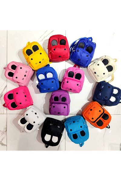 Daj Company Cute Nursery Kindergarten with Rabbit Figure Children's Backpack Suitable for Primary School and Daily Use