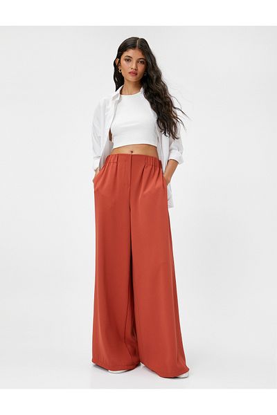 Koton Palazzo-Hose mit elastischer Taillentasche