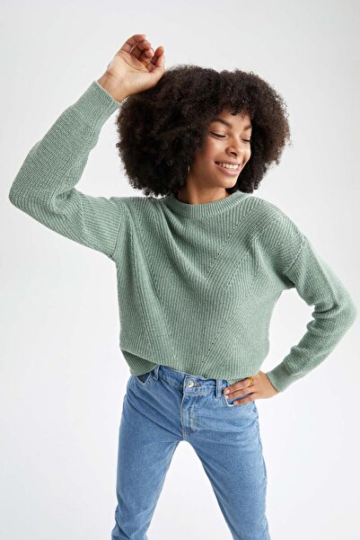 DeFacto Regular Fit Basic Thessaloniki Knitwear Sweater H6905Az22Au