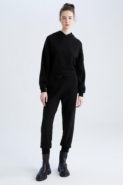 DeFacto Oversize Fit Kapüşonlu Kazak
