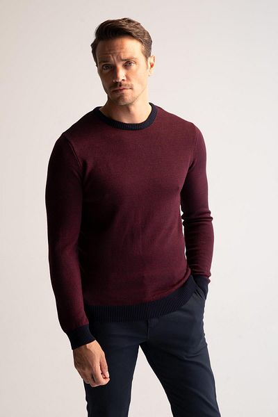 DeFacto Pulover de tricotaj detaliat cu slim fit, cu gât turnu, cu mâneci petice