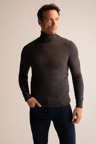 DeFacto Slim Fit Turtleneck Knitwear Sweater