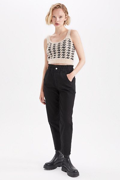 DeFacto Slim Fit εσώρουχο με τετράγωνο λαιμό με σχέδιο σκακιέρας