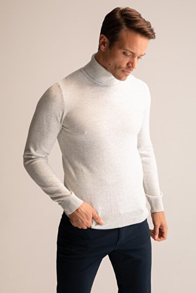 DeFacto Slim Fit Turtleneck Knitwear Sweater R1124az22wn