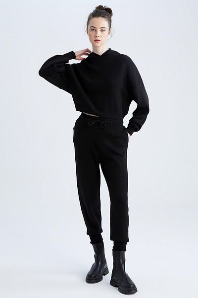 DeFacto Pulover cu glugă oversize fit