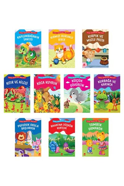 Ema Çocuk Sevimli Hayvancıklar Öykü Dizisi (10 Kitap)