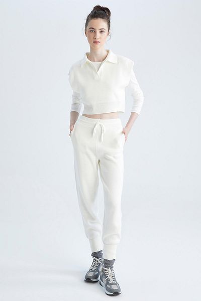 DeFacto Regular Fit Polo Neck Vest