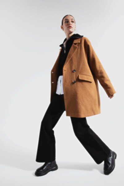DeFacto Oversize Fit Kaşe Kaban X2182az22wn