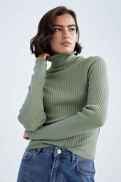 DeFacto Slim Fit garbós pulóver