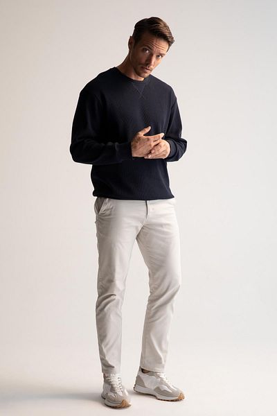 DeFacto Základní mikina Comfort Fit Crew Neck