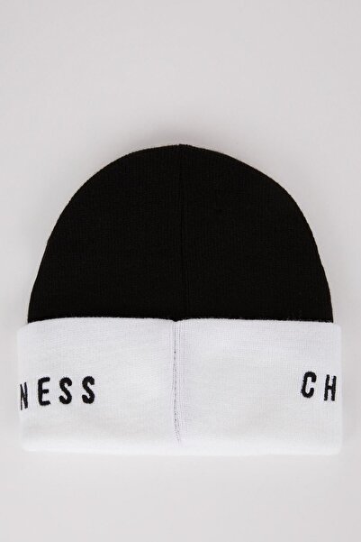 DeFacto Girl's Letter Figured Knitwear Beret