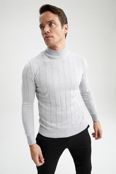 DeFacto Slim Fit Half Turtleneck Sweater