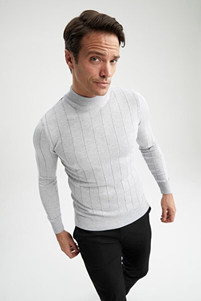 DeFacto Slim Fit Half Turtleneck Sweater