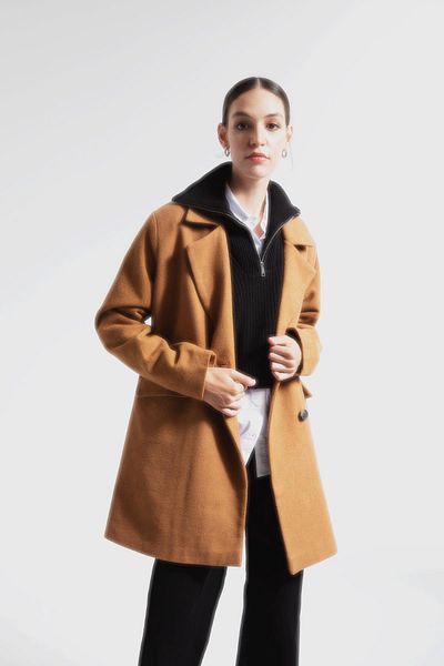 DeFacto Oversize Fit Stamp Coat X2182az22wn