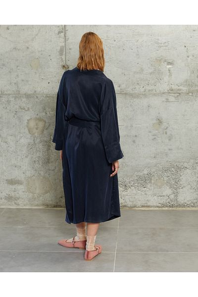 Towdoo Milky Way Long Kimono Cupro Dress