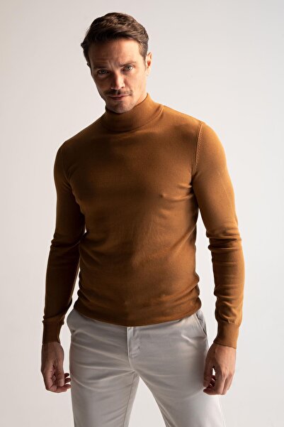 DeFacto Premium Regular Fit Half Turtleneck Turtleneck Knitwear Sweater