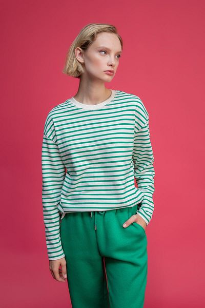 DeFacto Mikina Regular Fit Crew Neck 100% bavlna