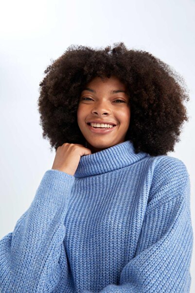 DeFacto Oversize Fit Balıkçı Yaka Tunik