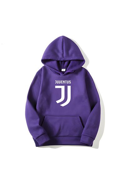 MAGORS Μακρυμάνικο φούτερ SVART WEAR Juventus με εμπριμέ βαμβακερή κουκούλα