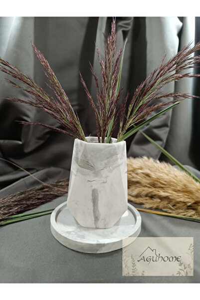 agu home Dekoratif Beton Vazo