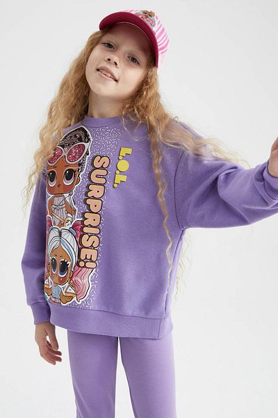 DeFacto Κοριτσίστικο φούτερ L.o.lSurprise Crew Neck