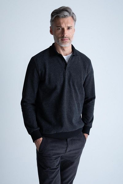 DeFacto Regular Fit Polo Neck Sweatshirt