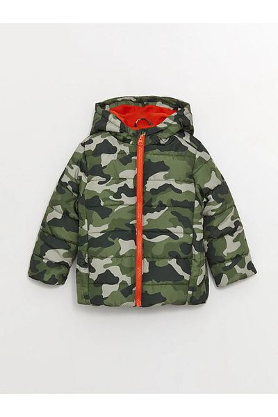 LC Waikiki LCW baby Hooded Long Sleeve Baby Boy Puffer Coat