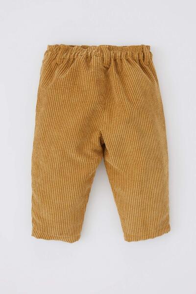 DeFacto Baby Boy Combed Cotton Lined Velvet Trousers