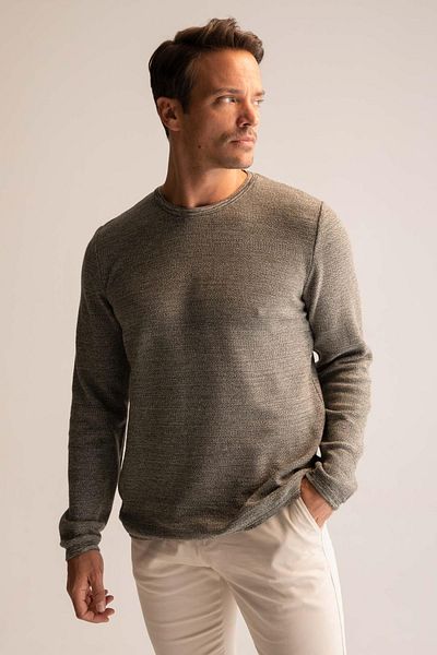 DeFacto Regular Fit Crew Neck Knitwear Sweater