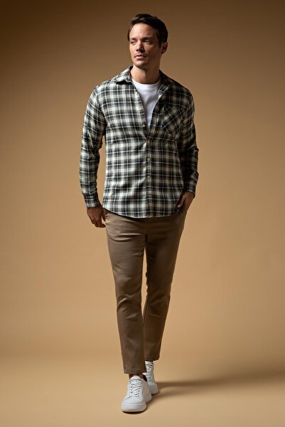 DeFacto Jogger Fit Lace Waist Chino Trousers