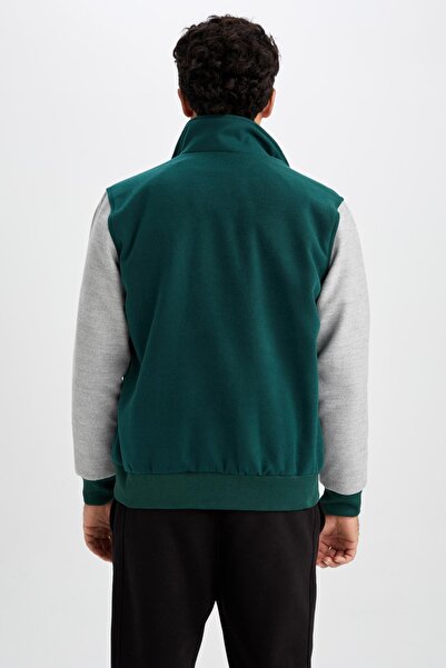 DeFacto Παλτό μπόμπερ με γιακά πουκάμισο με υπερμεγέθη εφαρμογή Y5896AZ22AU