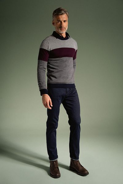 DeFacto Πουλόβερ Regular Fit Crew Neck