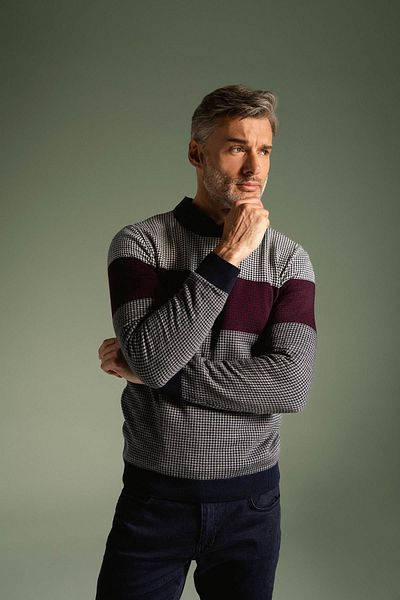 DeFacto Πουλόβερ Regular Fit Crew Neck