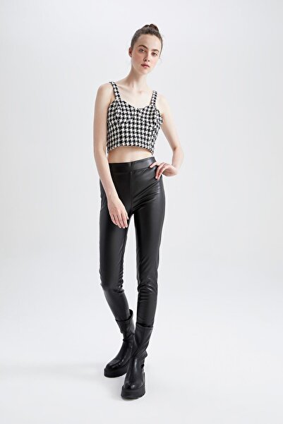 DeFacto Suni Deri Tayt